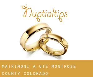 matrimoni a Ute (Montrose County, Colorado)