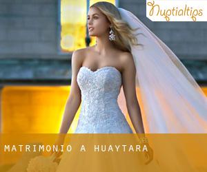 matrimonio a Huaytara